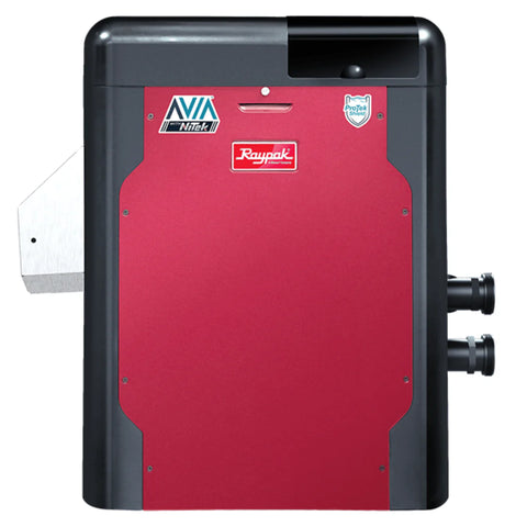 Raypak P-R404A-EN-N Low NOx Avia HD Natural Gas Heater, 399K BTU, Polymer Headers, NiTek Exchanger, Built-in Wi-Fi | 018045
