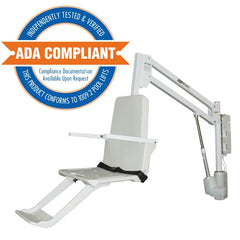 S.R.Smith aXs2 ADA Pool Lift Without Anchor, Gray Mist | 310-0000N