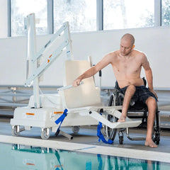 S.R. Smith PAL2 Gray Mist Portable Pool Lift, 300 lb Capacity | 202-0000