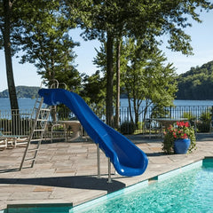 S.R. Smith Rogue2® Pool Slide, Right Turn, Blue | 610-209-5813