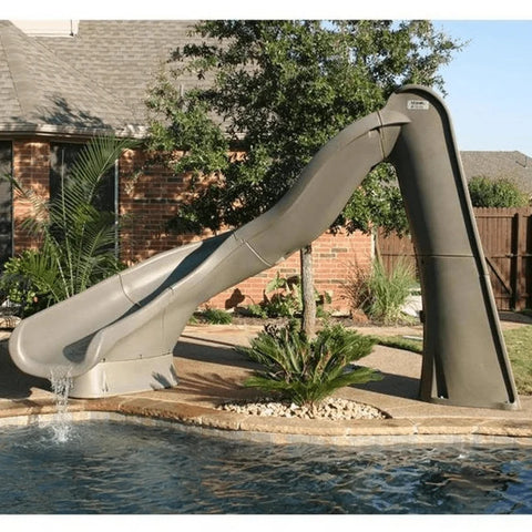 SR Smith TurboTwister Pool Slide, Right Turn, Sandstone | 688-209-58123