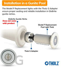 Tholz RGB Model P Pool Light 15W 12VAC 100FT Pentair Compatible - product image 6